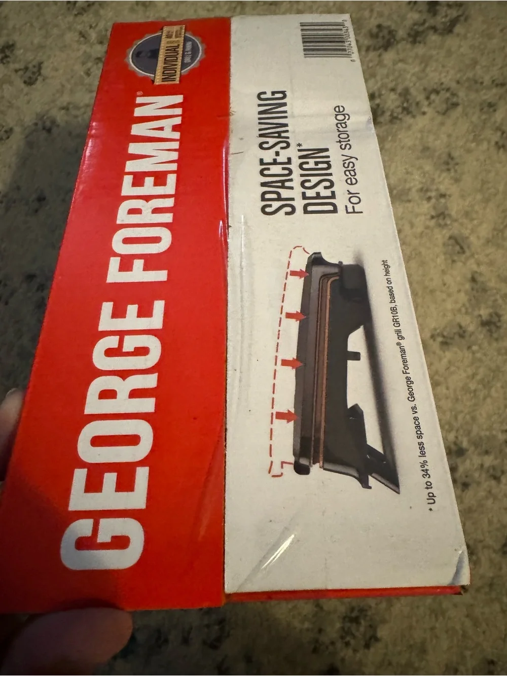 George Foreman Grill - Black with Gold Plates
